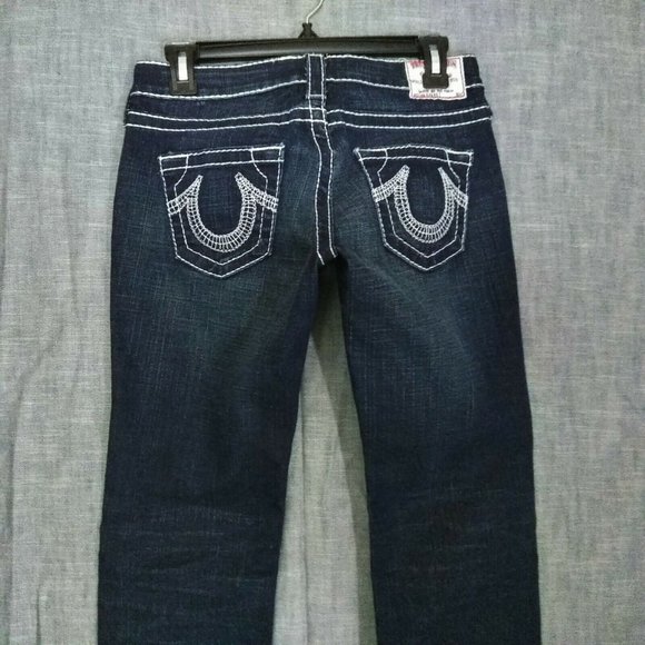 True Religion Gina Big T Stretch Jeans 25  L34 - Picture 7 of 11